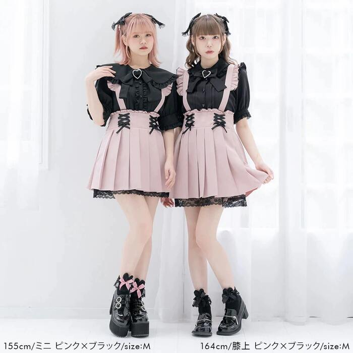 量産型/参戦服/推し活 編み上げワンピース