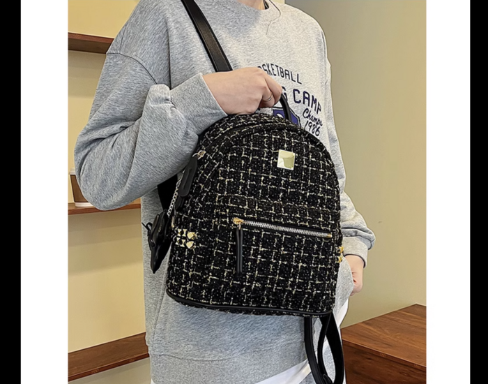SAVE MY BAG ツイード柄　リュック SAVE MY BAG ツイード柄 リュック