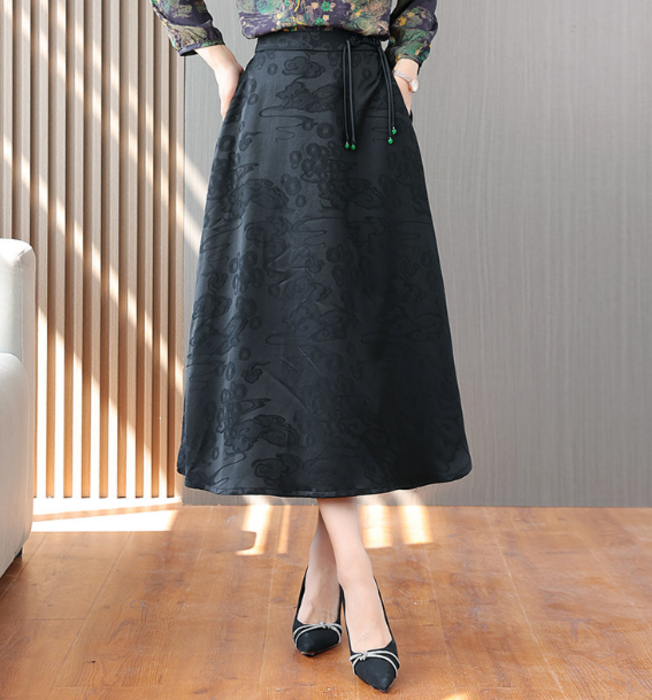キューティーフラッシュ　チャイナボタン付きスカート チャイナボタンアシメスカート | outlet | axes femme online shop