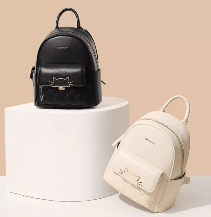 【新品】ellecy猫貴族 リュック 子ども服 おしゃれ子どもリュック 猫デザイン リュック|ピアノ