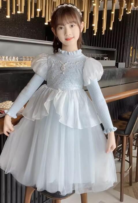 即日発送)プティマイン　フォーマルドレス 120cm プティマイン(petit main)のワンピース- 子ども服のナルミヤ