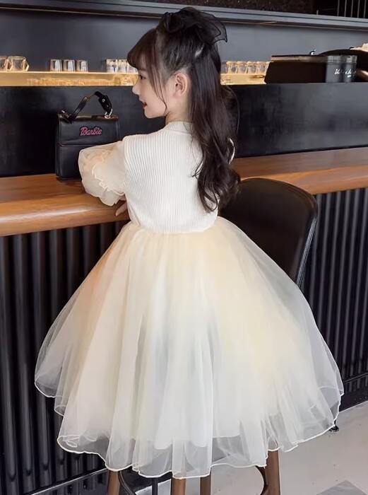 定価68,000円MAX&co ドレス　ピアノ発表会や結婚式など ピアノ発表会 結婚式用 子どもドレス バタフライニットシフォン