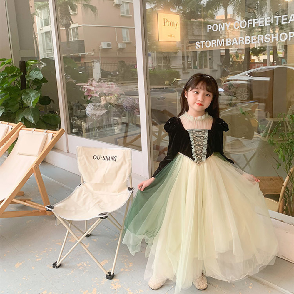 プチプリンセス　ドレス　発表会　140 ピアノ発表会 結婚式用 子どもドレス ディズニー シンデレラ風