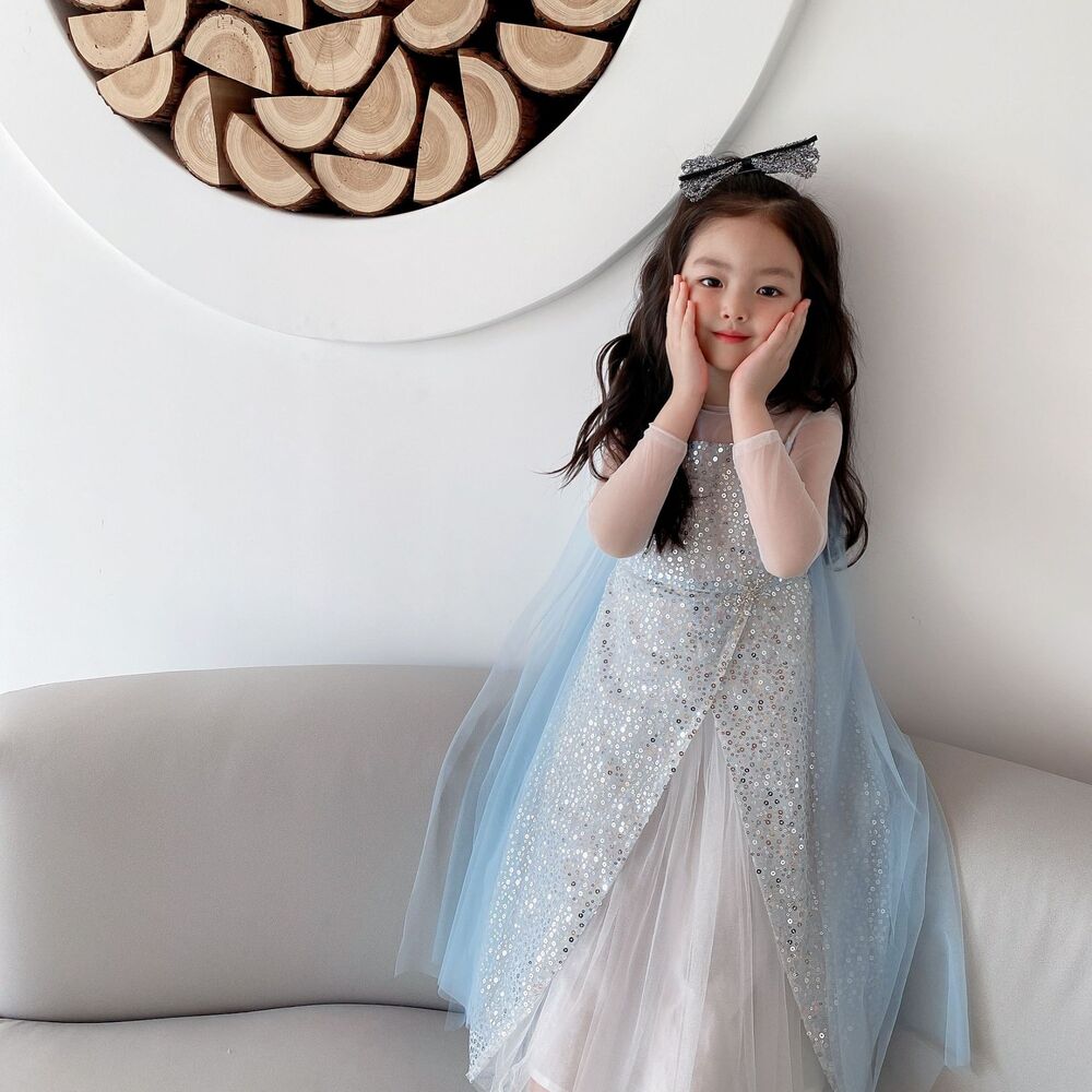 ピアノ発表会 結婚式用 子どもドレス ディズニー キラキラスパンコール