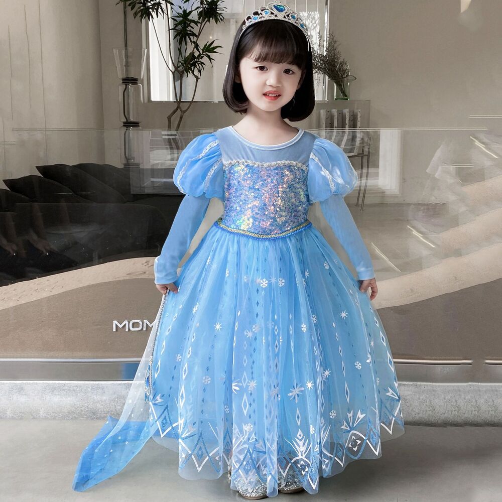 ピアノ発表会 結婚式用 子どもドレス ディズニー 雪のお姫様