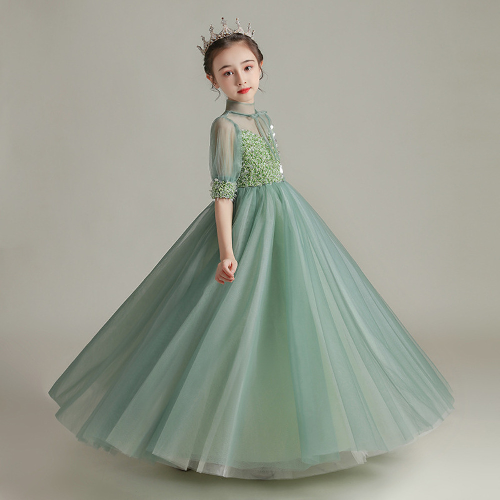 子供ドレス　発表会ドレス　Aラインドレス（リボン付き） 子供ドレス 発表会ドレス Aラインドレス（リボン付き