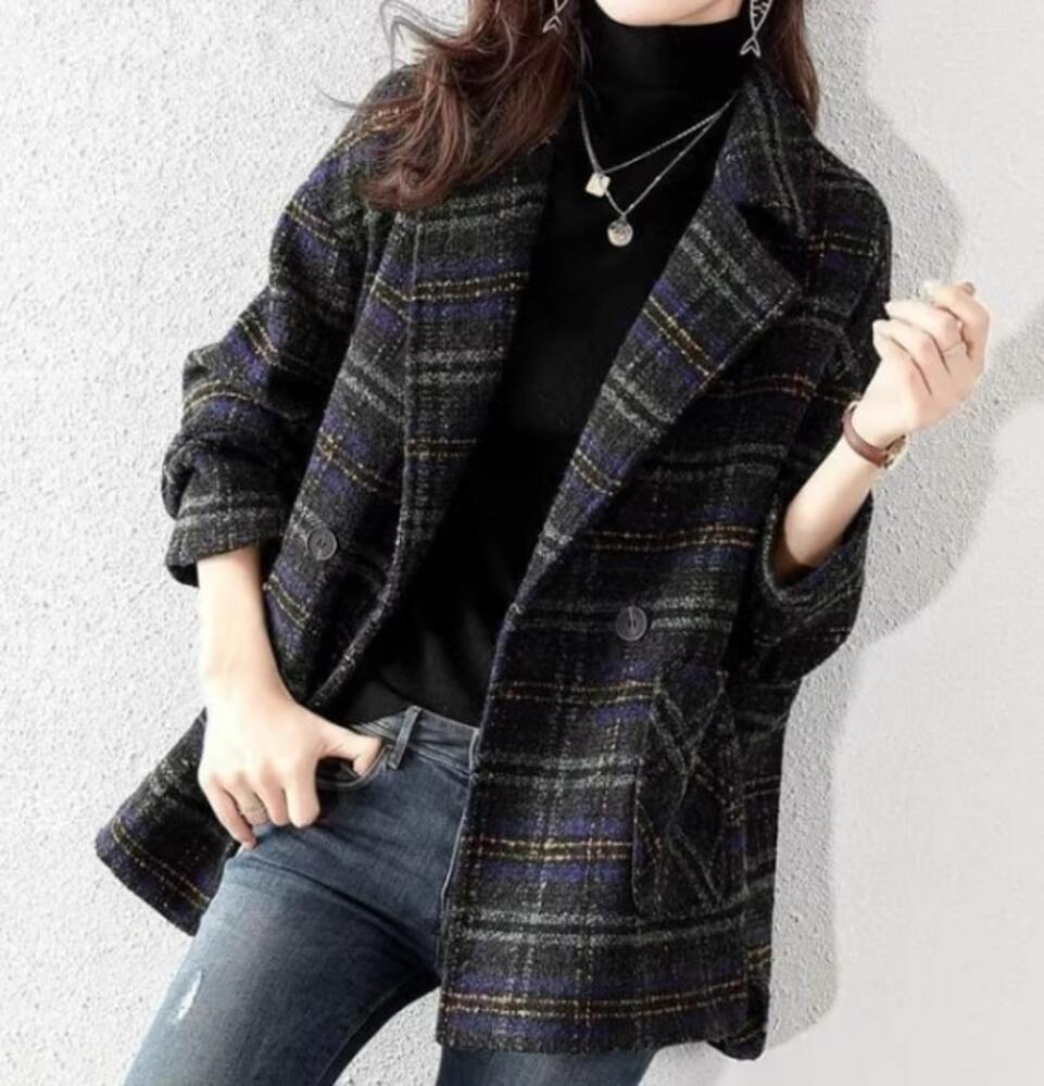 ブルベ冬服 ダブルボタン ショートコート チェスターコート|ブルベ