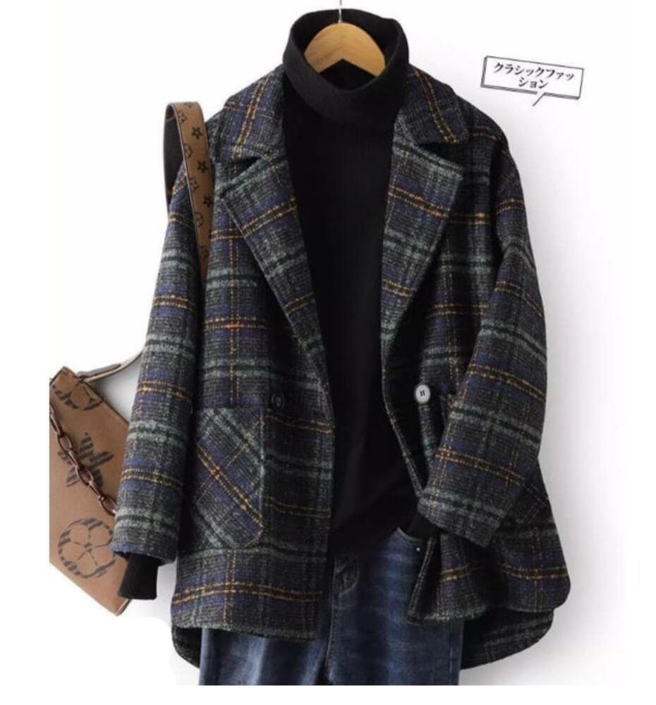 ブルベ冬服 ダブルボタン ショートコート チェスターコート|ブルベ