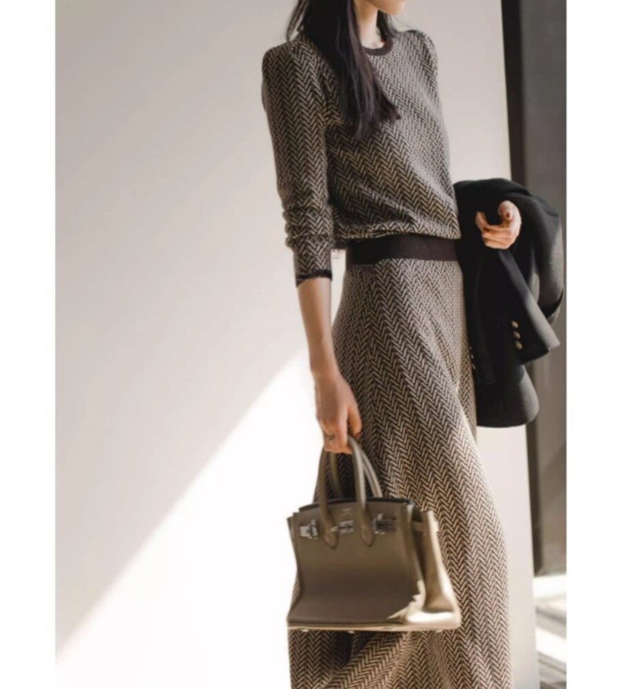 ブルベ夏/ブルベ冬服 サマーニット セットアップ パンツセットアップ