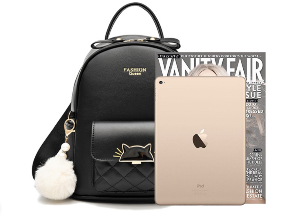 【新品】ellecy猫貴族 リュック リュックサック 猫耳 リュック キッズ 女の子 小学生 ねこ柄