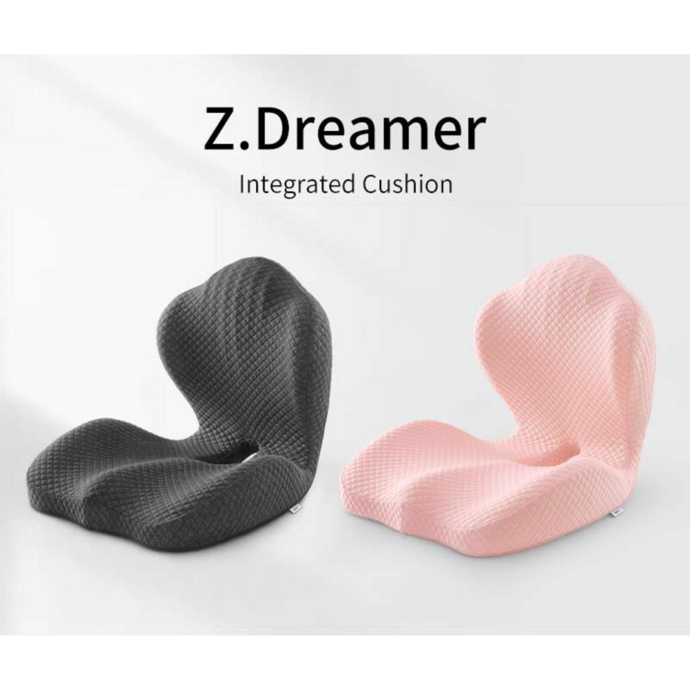 骨盤・姿勢矯正クッション ハート型 黒 美品】Sytle ハート型姿勢矯正