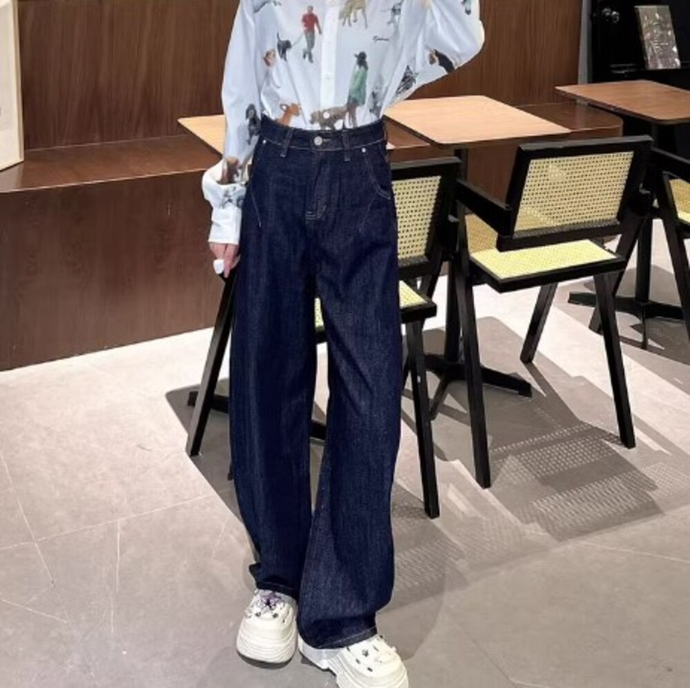 ブルベ服 ストレートデニムパンツ（ブルベ夏向け・ブルベ冬向け