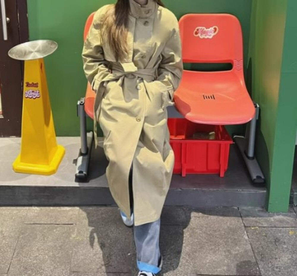 イエベ服 ロングトレンチコート（イエベ春向け・イエベ秋向け