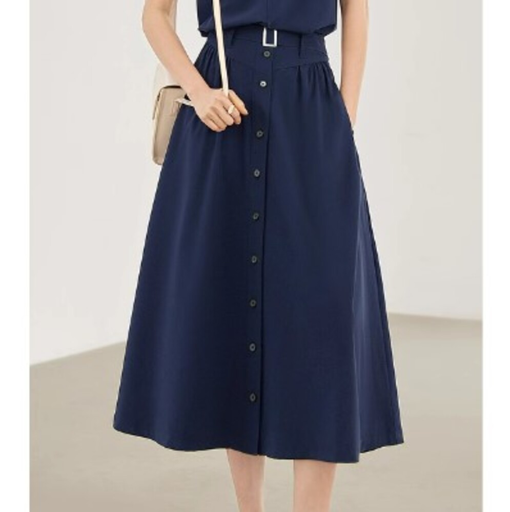 ブルベ服 ノースリーブ×スカートセットアップ（ブルベ夏向け