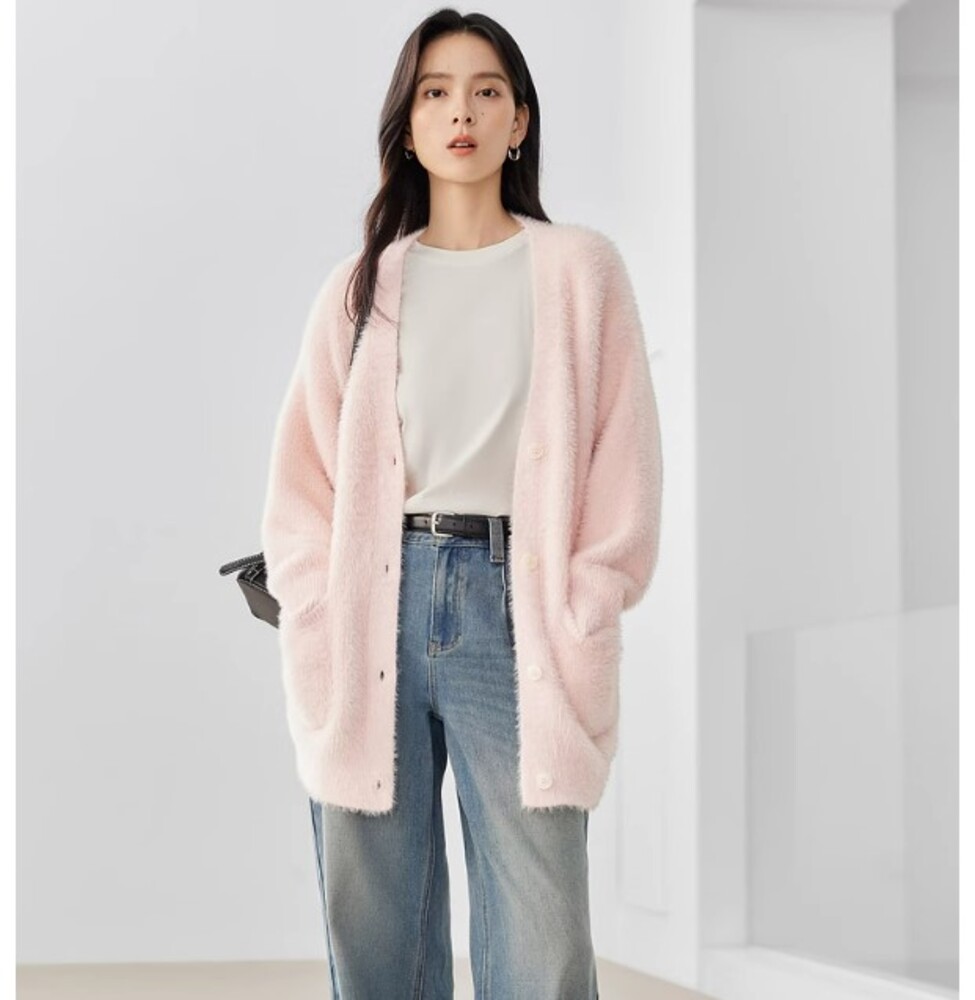 baybee即完売幻のシャギーカーディガン baybee♥新品未使用 シャギー