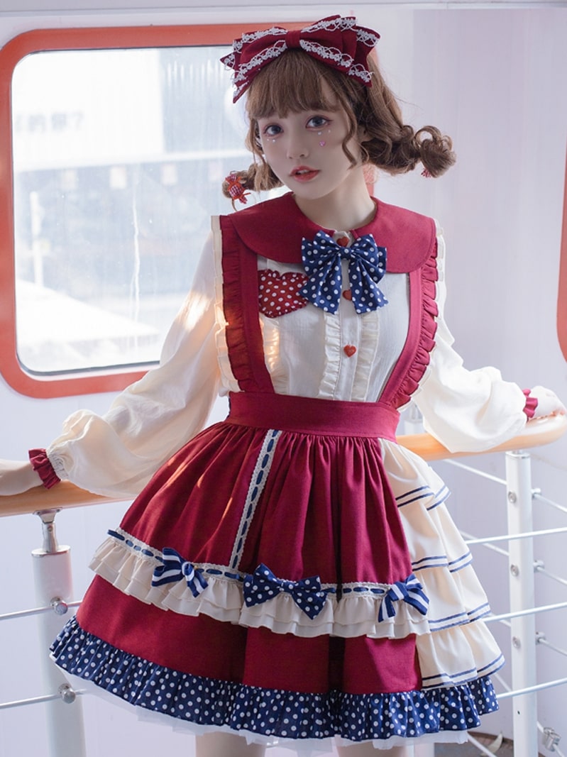 【甘ロリータ】フルーティーベアドレス ロリータファッション